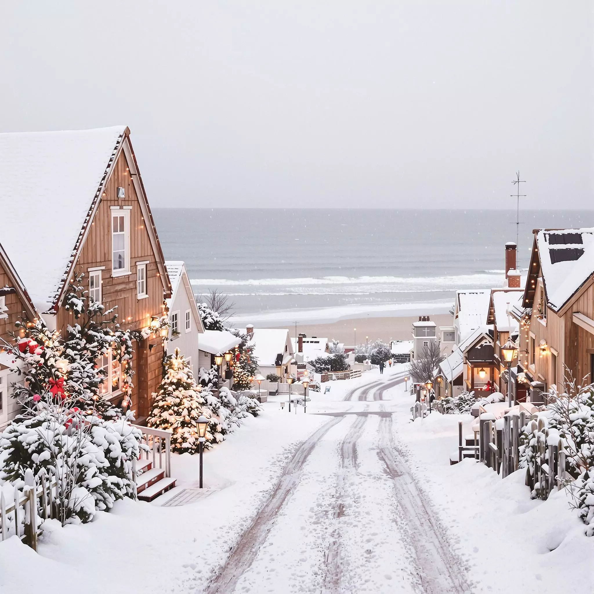 Carolinensiel an der Nordsee: Ein Wintermärchen