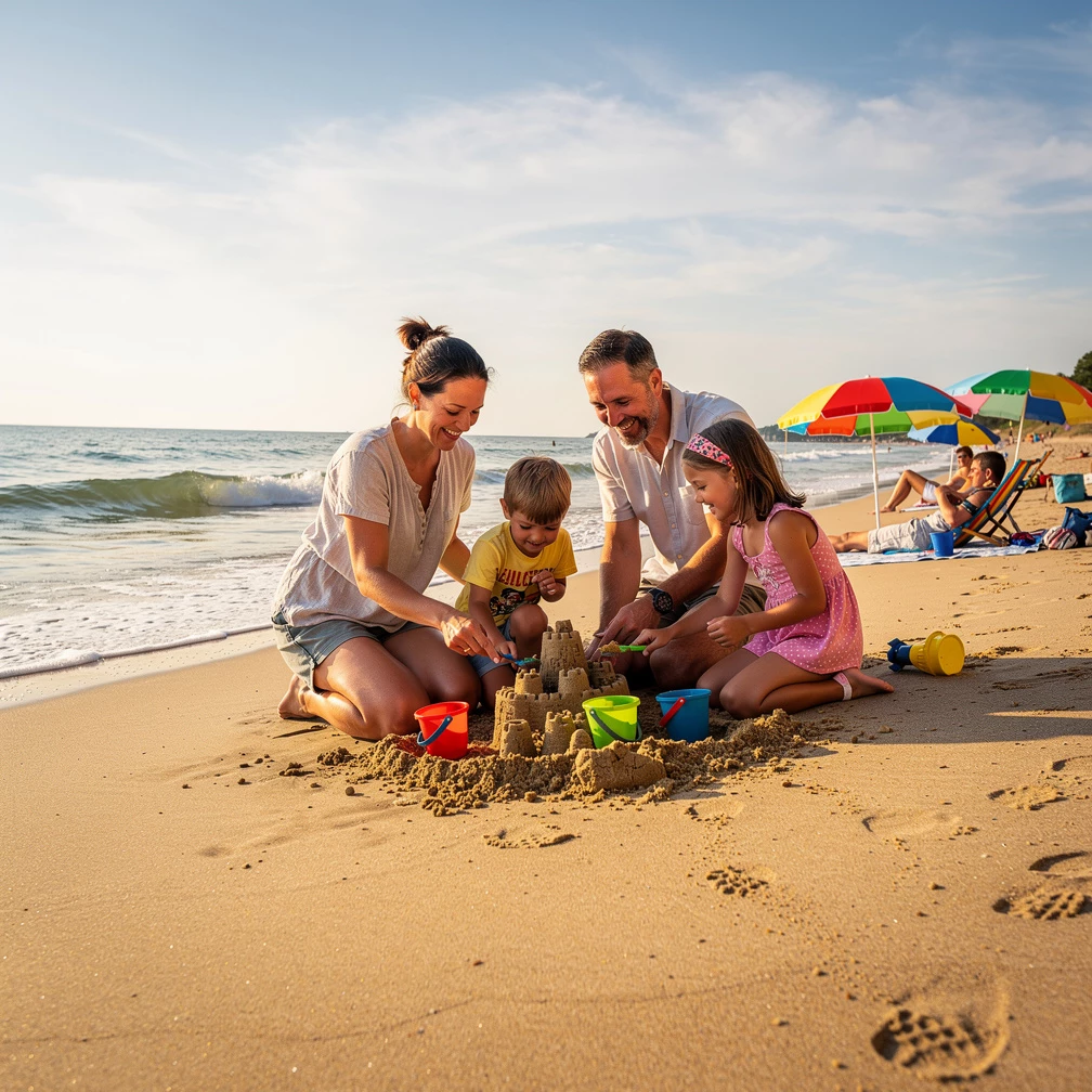 Günstiger Sommerurlaub mit Familie: Budgets für 4 Personen