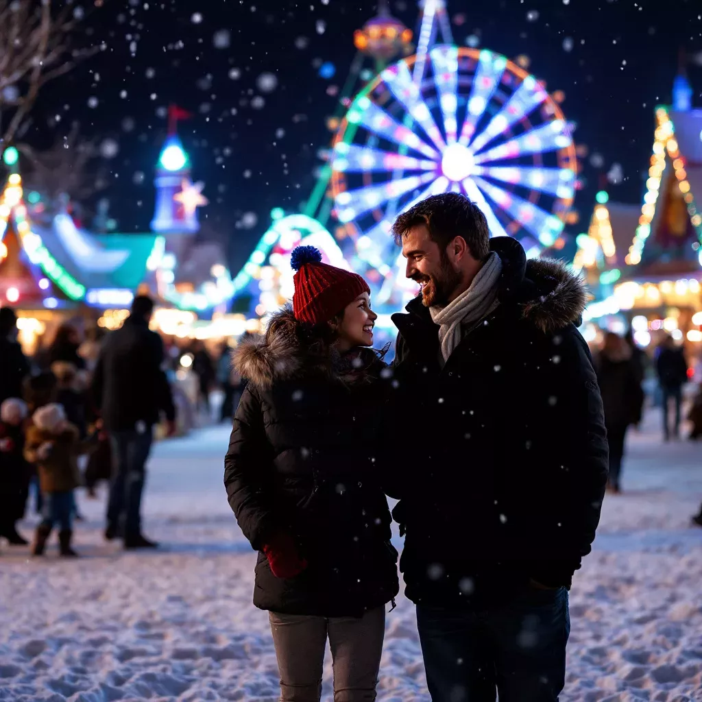 Das Phantasialand in Brühl - auch im Winter