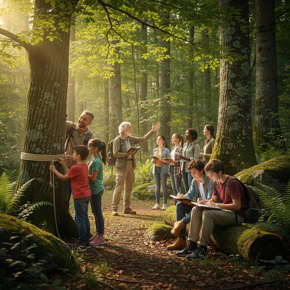 Die Sprache der Bäume: Wie Wälder kommunizieren, Energie schenken und uns wieder mit der Natur verbinden