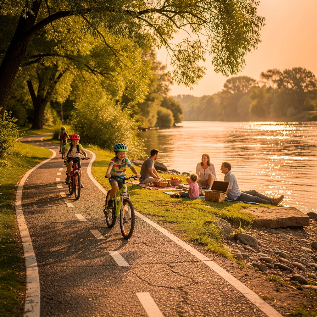 Die 10 familienfreundlichsten Radrouten in Deutschland und Österreich