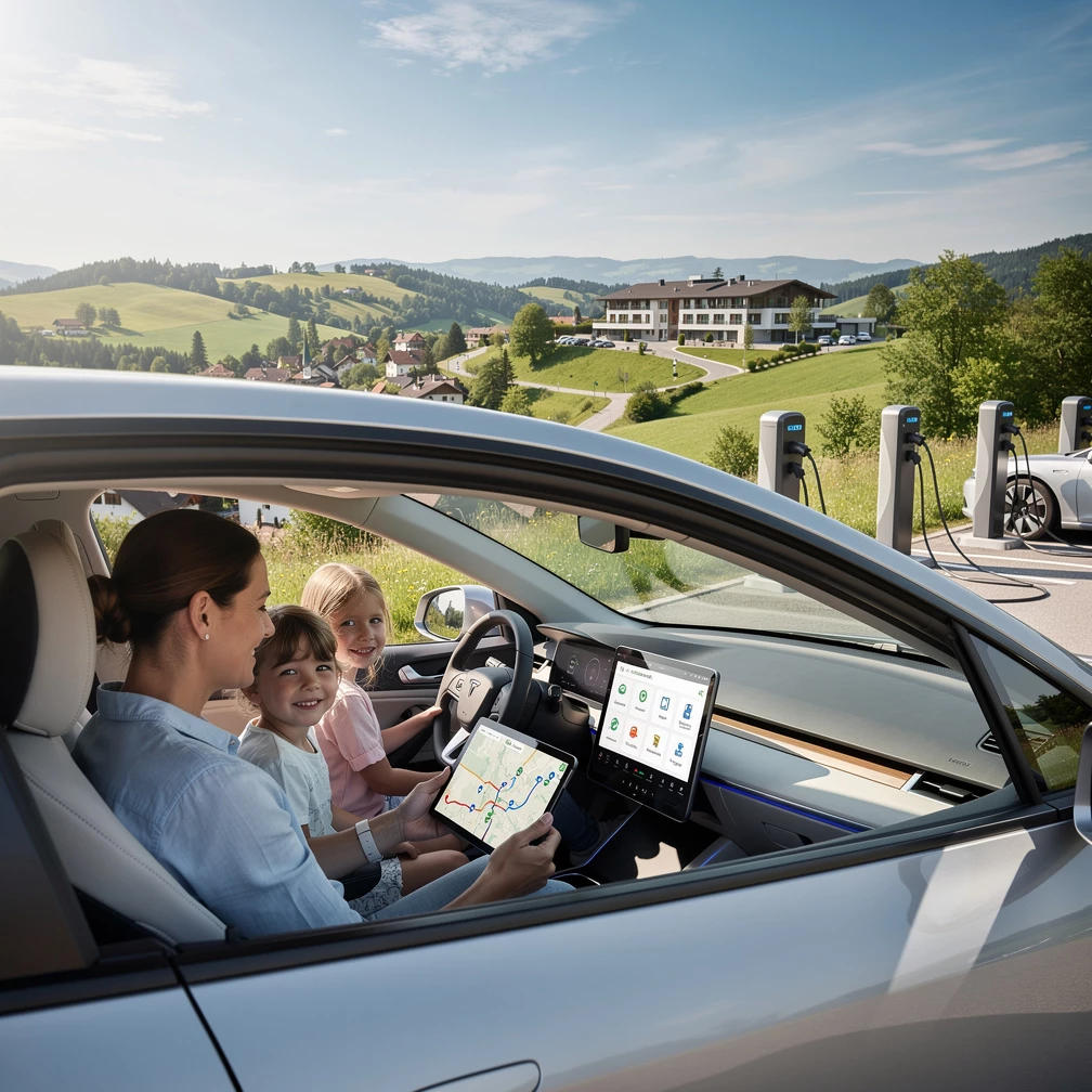 Mit dem E-Auto in den Urlaub: Hotels und Ladestationen clever planen