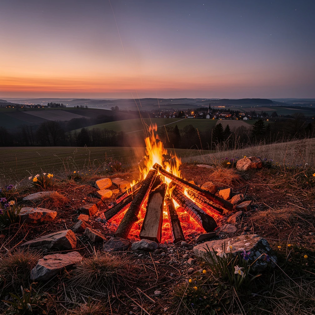 Osterfeuer 2026: Die schönsten Orte Deutschlands