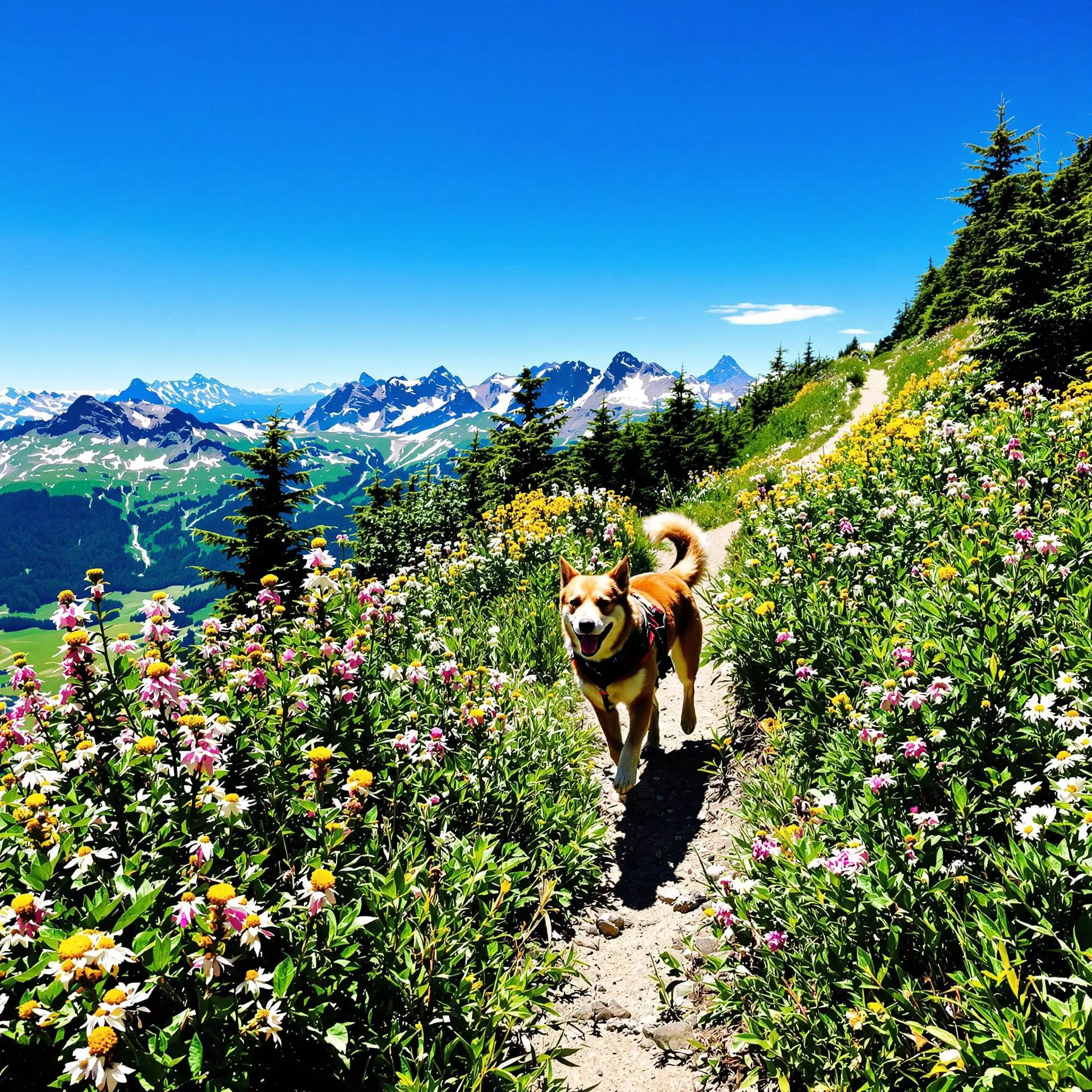 Hundewanderwege in den Alpen entdecken