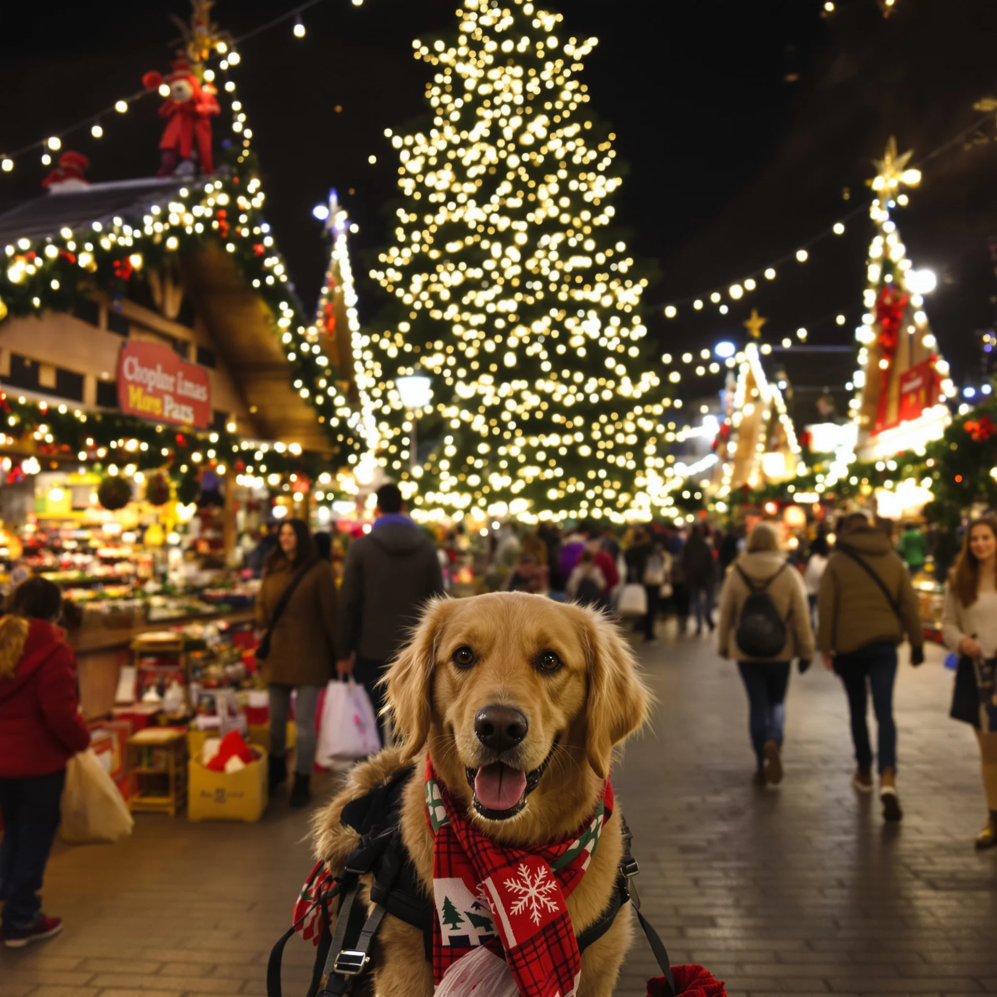 Mit dem Hund auf den Weihnachtsmarkt? Risiken, Tipps & Alternativen