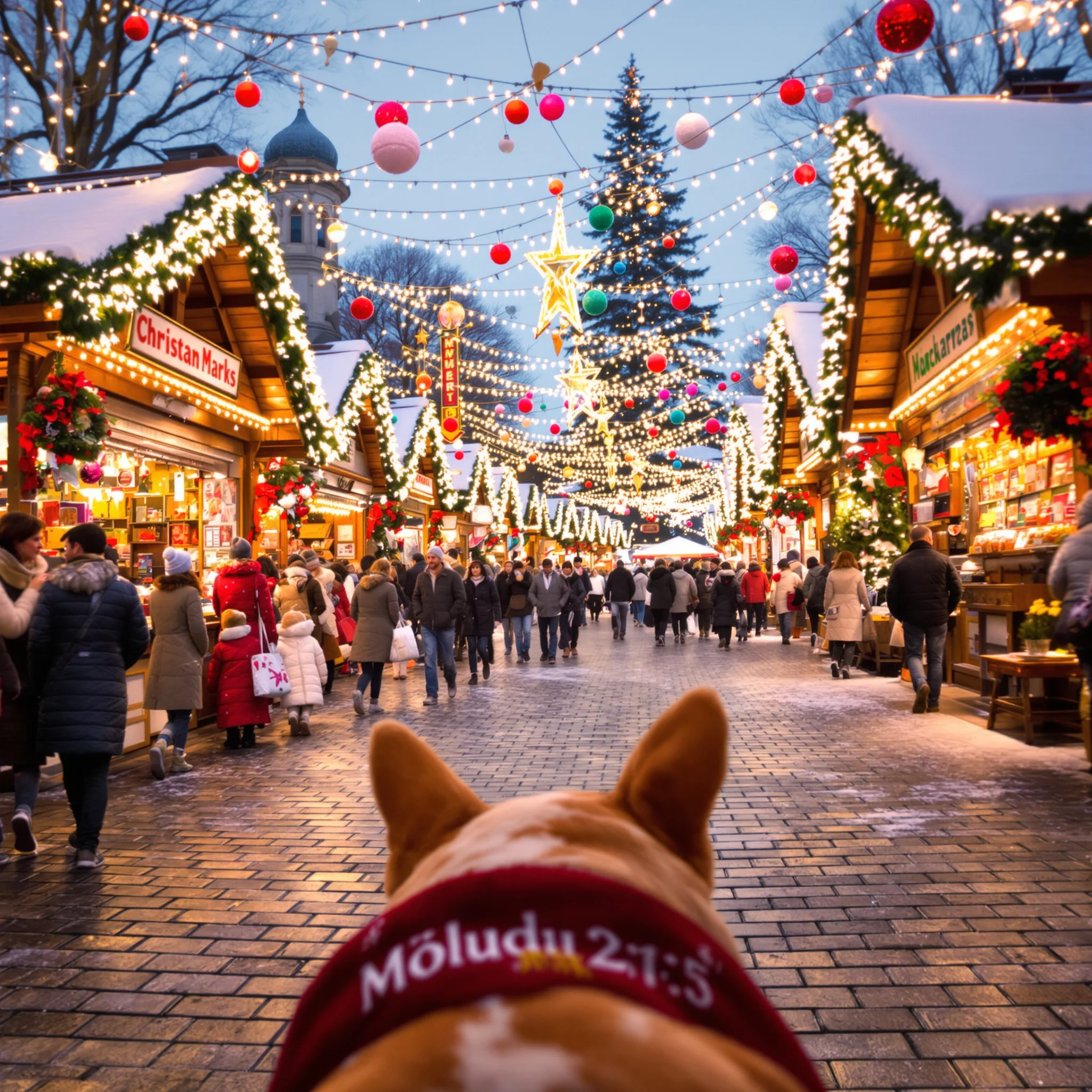 Mit dem Hund auf den Weihnachtsmarkt? Risiken, Tipps & Alternativen