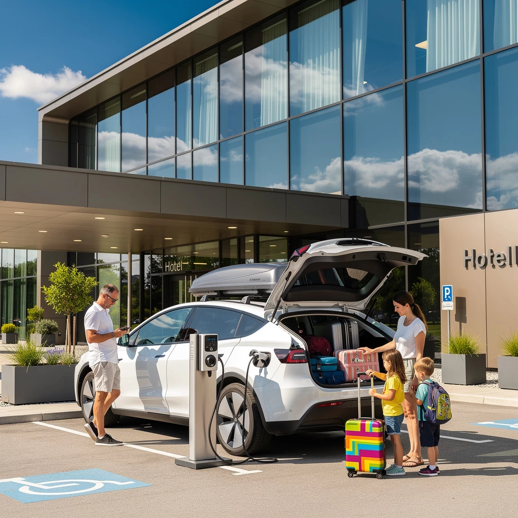 Mit dem E-Auto in den Urlaub: Hotels und Ladestationen clever planen