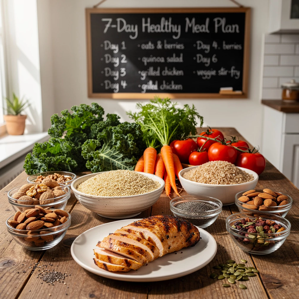 Gesund essen lernen: 7-Tage-Plan für deinen Alltag