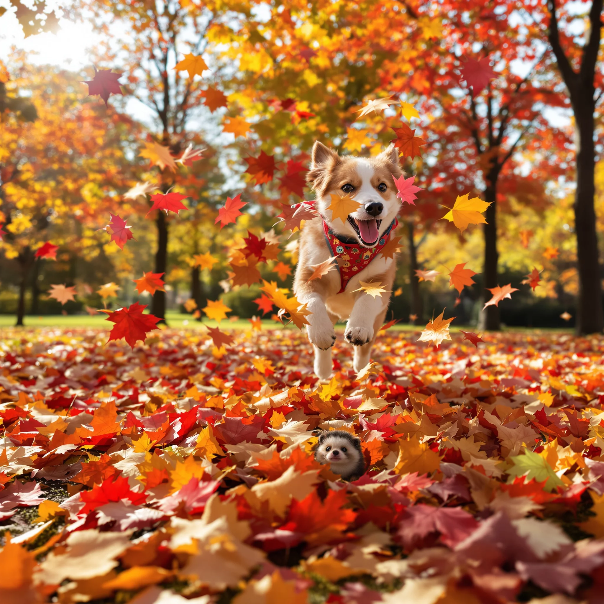 Herbstlaub und Hund: Warum Laubhaufen für Igel gefährlich sind