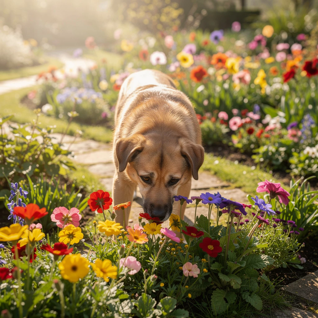 Gefahr durch Frühlingsblumen: Warum Hunde keine Blüten fressen sollten