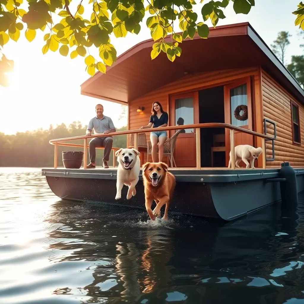 Hundeurlaub auf dem Hausboot