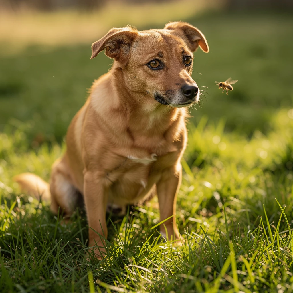 Gefahr Bienenstich: Allergische Reaktionen beim Hund erkennen und handeln