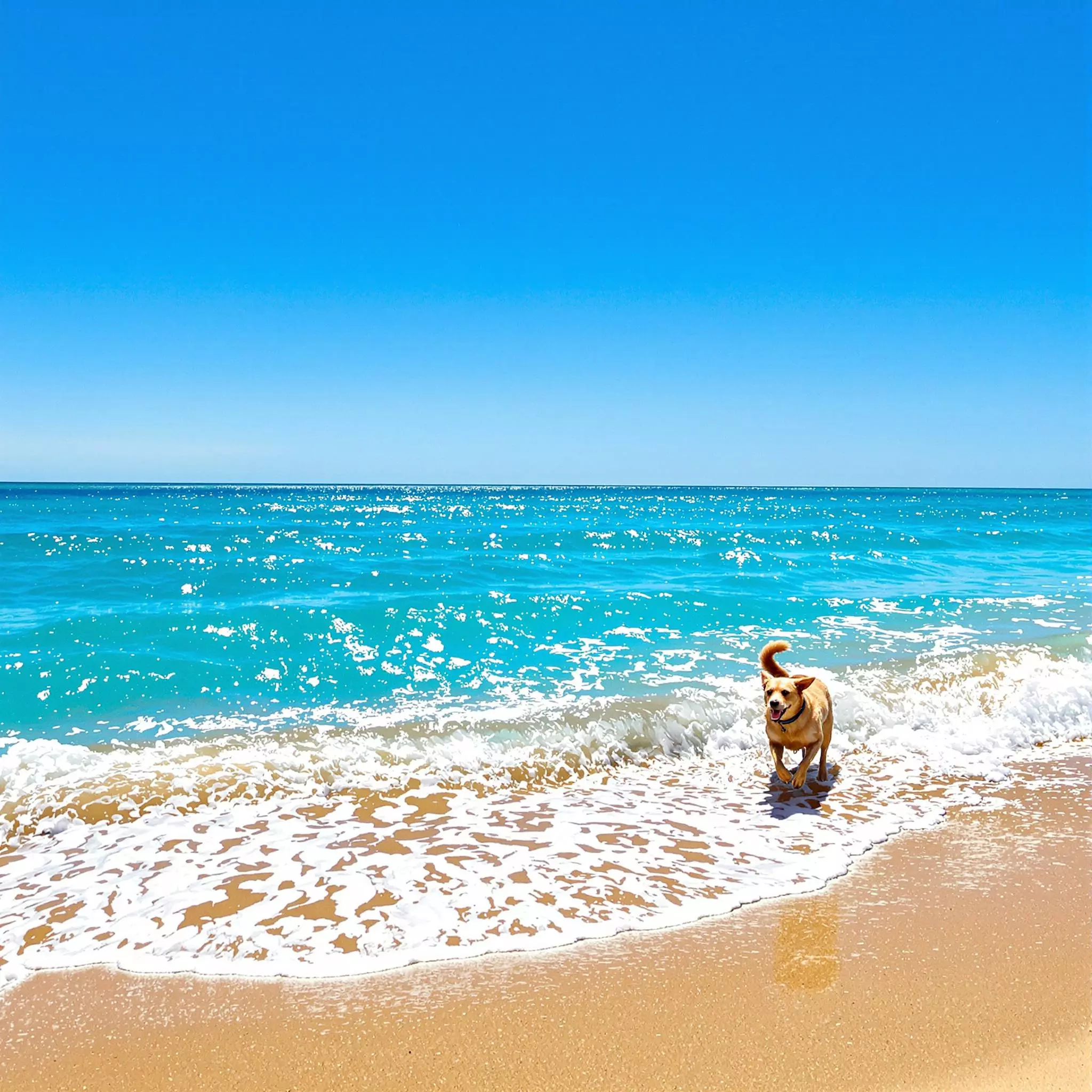 Aktivitäten mit Hund am Meer