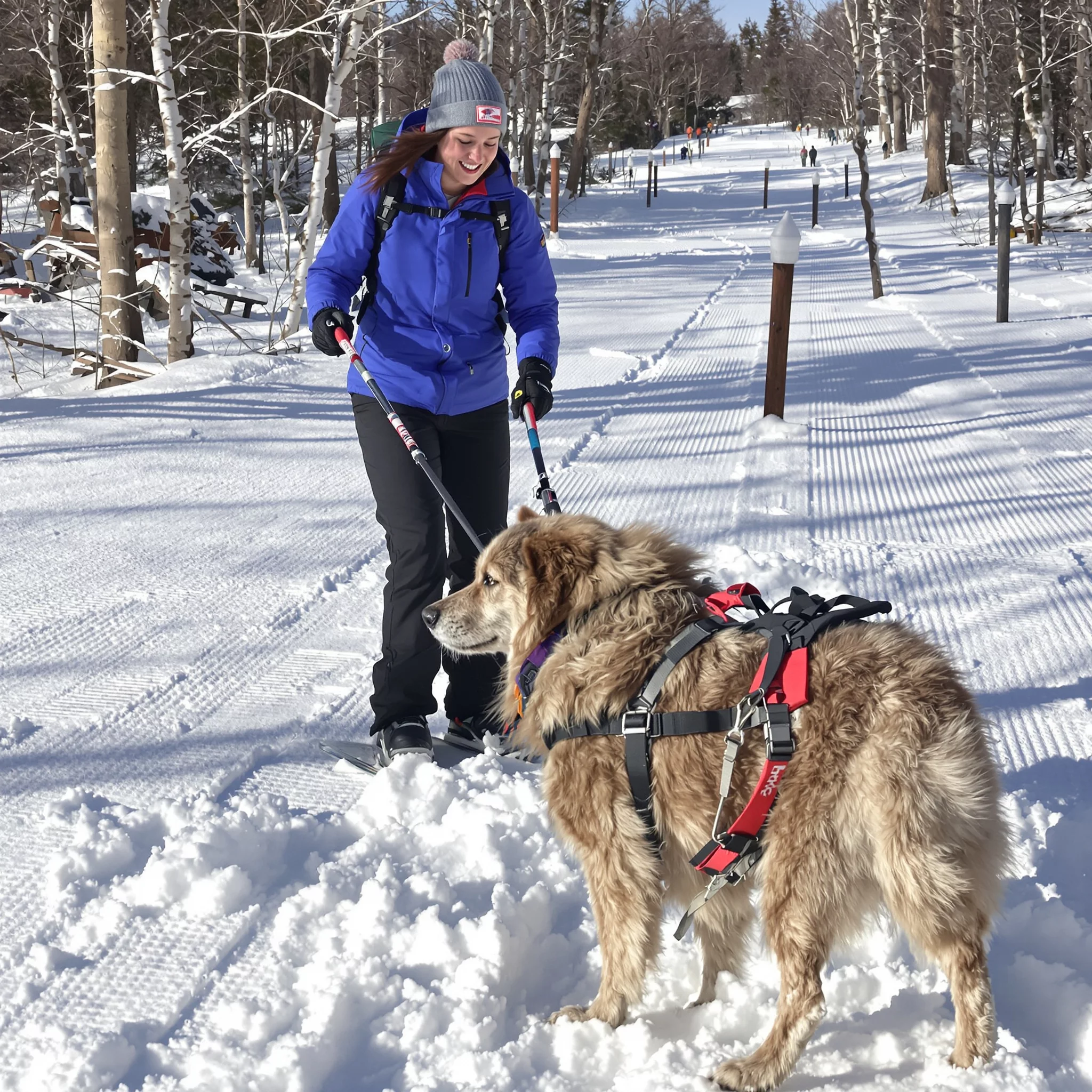 Langlaufen mit Hund: Wintersport-Tipps für verschneite Loipen mit Vierbeiner