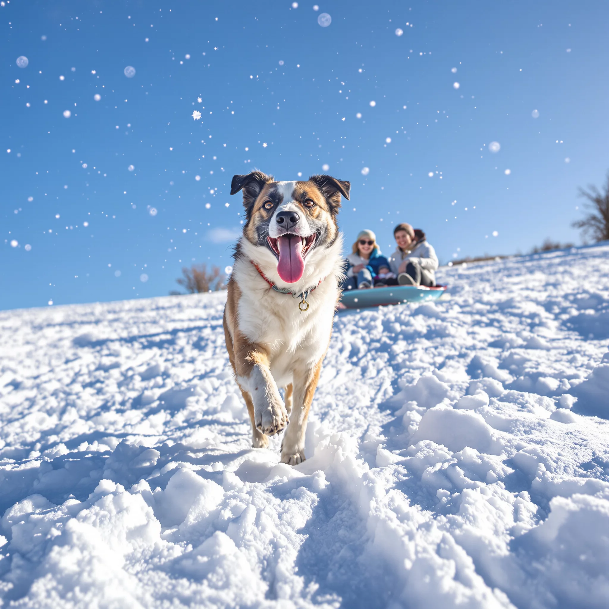 Rodeln mit Hund: Darauf solltet ihr achten!