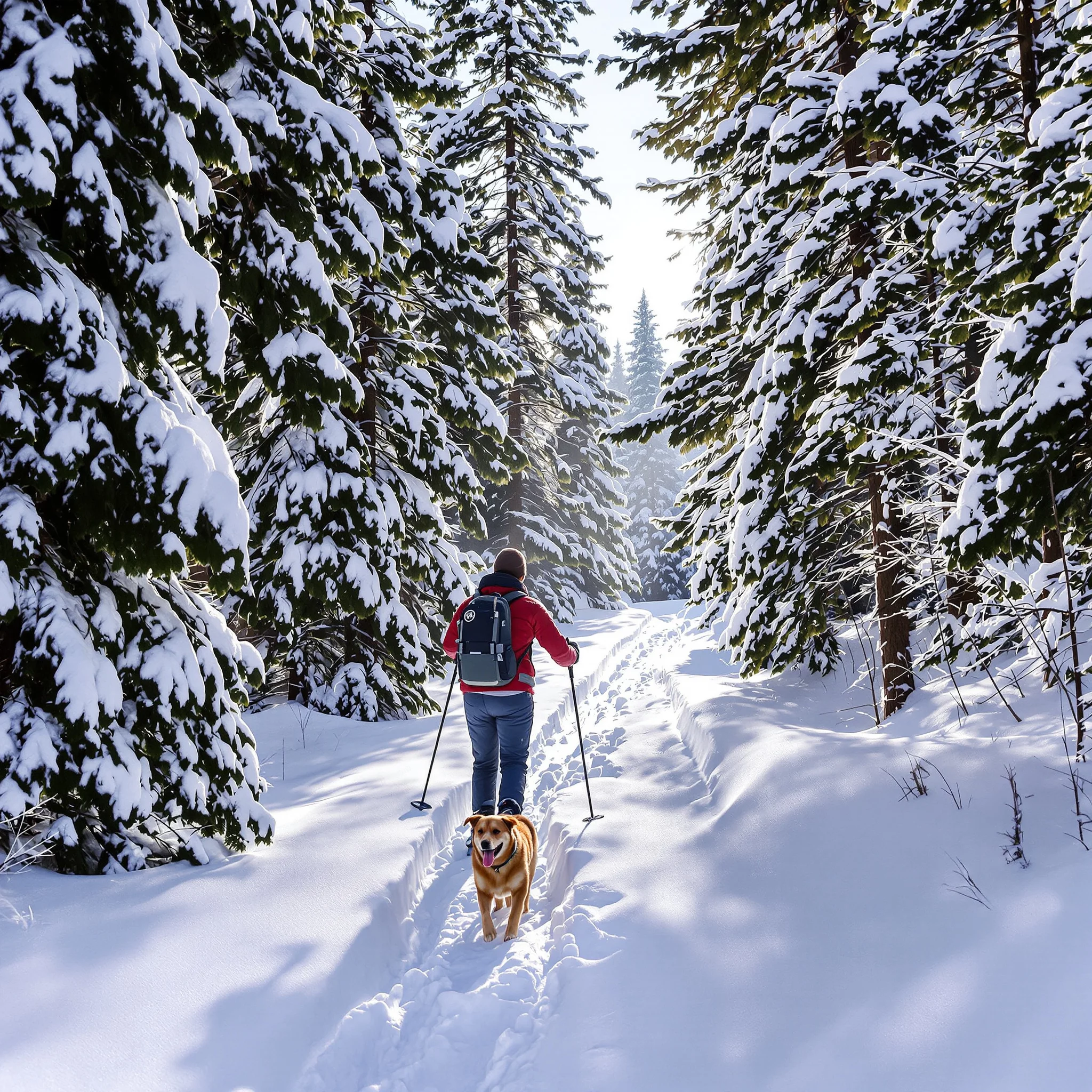 Langlaufen mit Hund: Wintersport-Tipps für Euch und Eure Vierbeiner