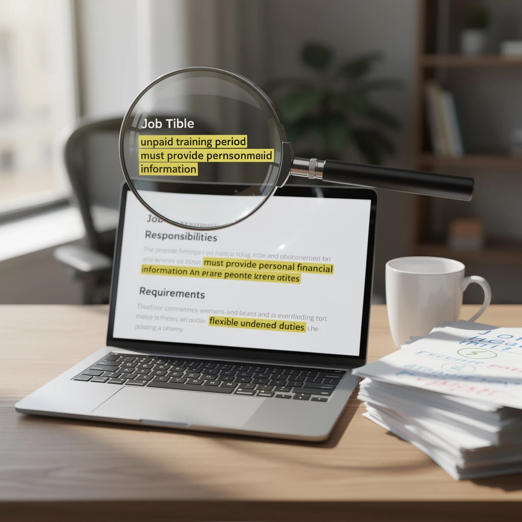 Stellenanzeigen: Finger weg, wenn das (nicht) im Text steht – Fünf Warnzeichen für Jobsuchende