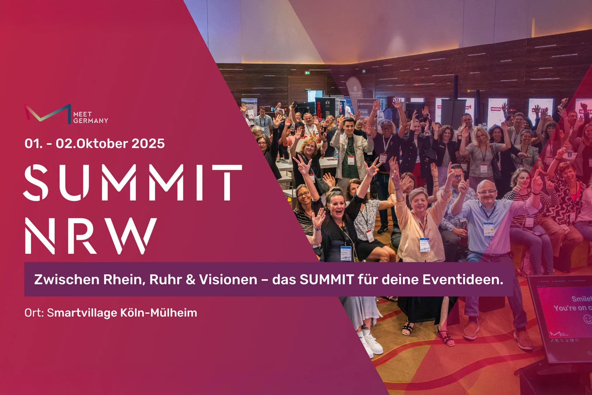 Zwischen Rhein, Ruhr & Visionen – das Summit für deine Eventideen