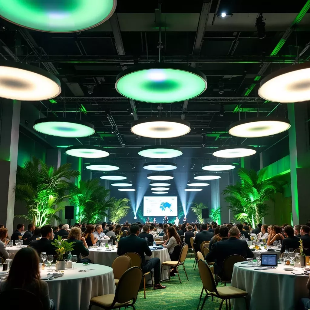Nachhaltige Beleuchtungstechnik bei Veranstaltungen