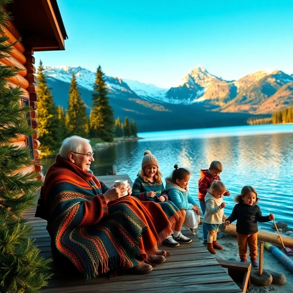 Familienurlaub am See mit Großeltern