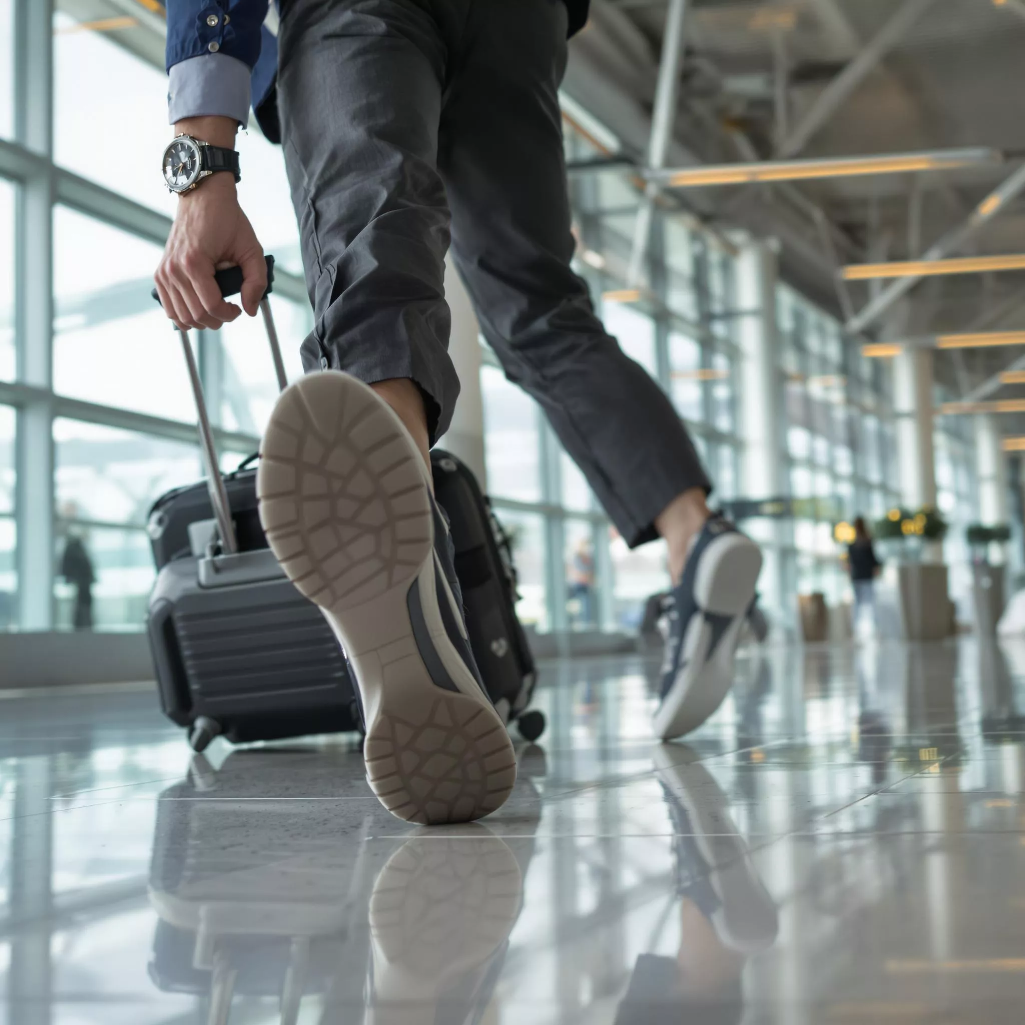 Businesstravel und Gesundheit - Fitnessübungen auf der Geschäftsreise