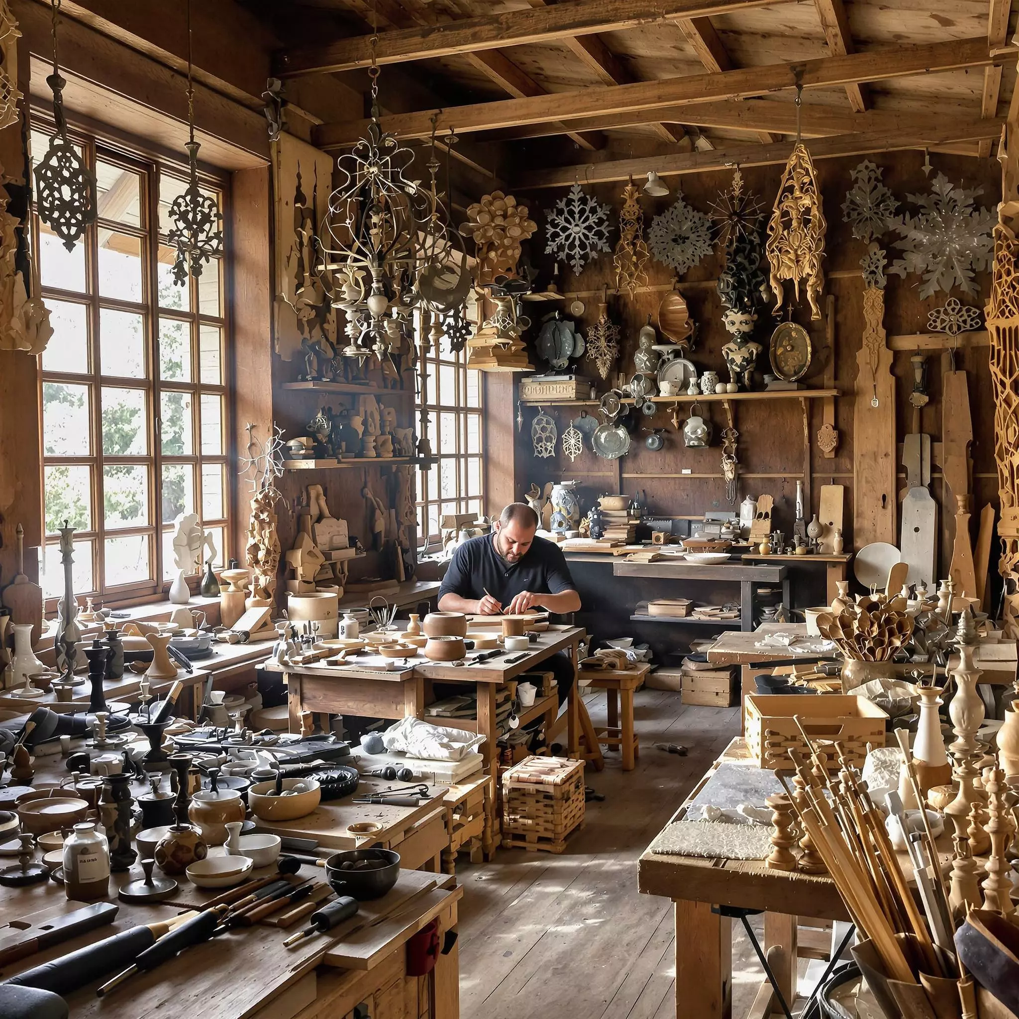 Erzgebirge - umweltfreundlicher Bergbau-Tourismus und regionale Handwerkskunst