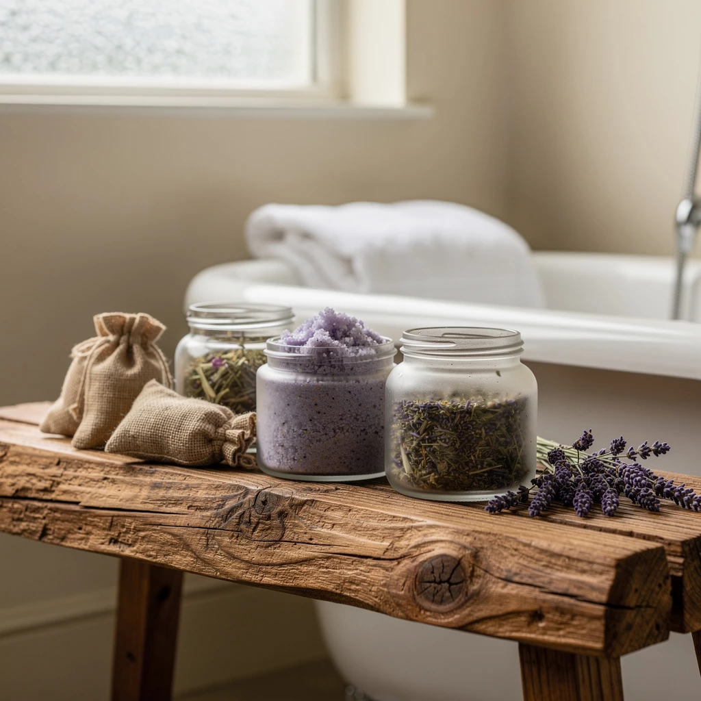 DIY-Kräuterbäder & Lavendel-Peeling selbst herstellen: Wellness zum Selbermachen