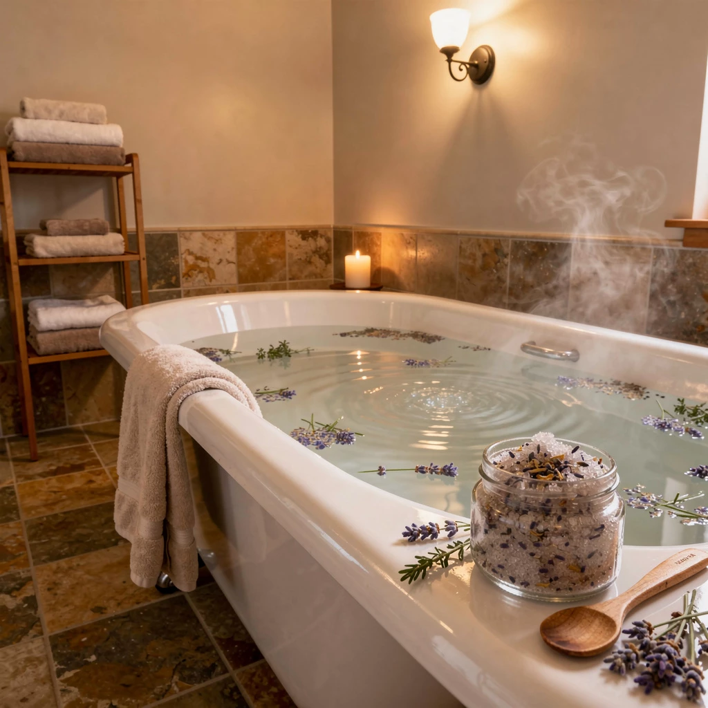 DIY-Kräuterbäder & Lavendel-Peeling selbst herstellen: Wellness zum Selbermachen