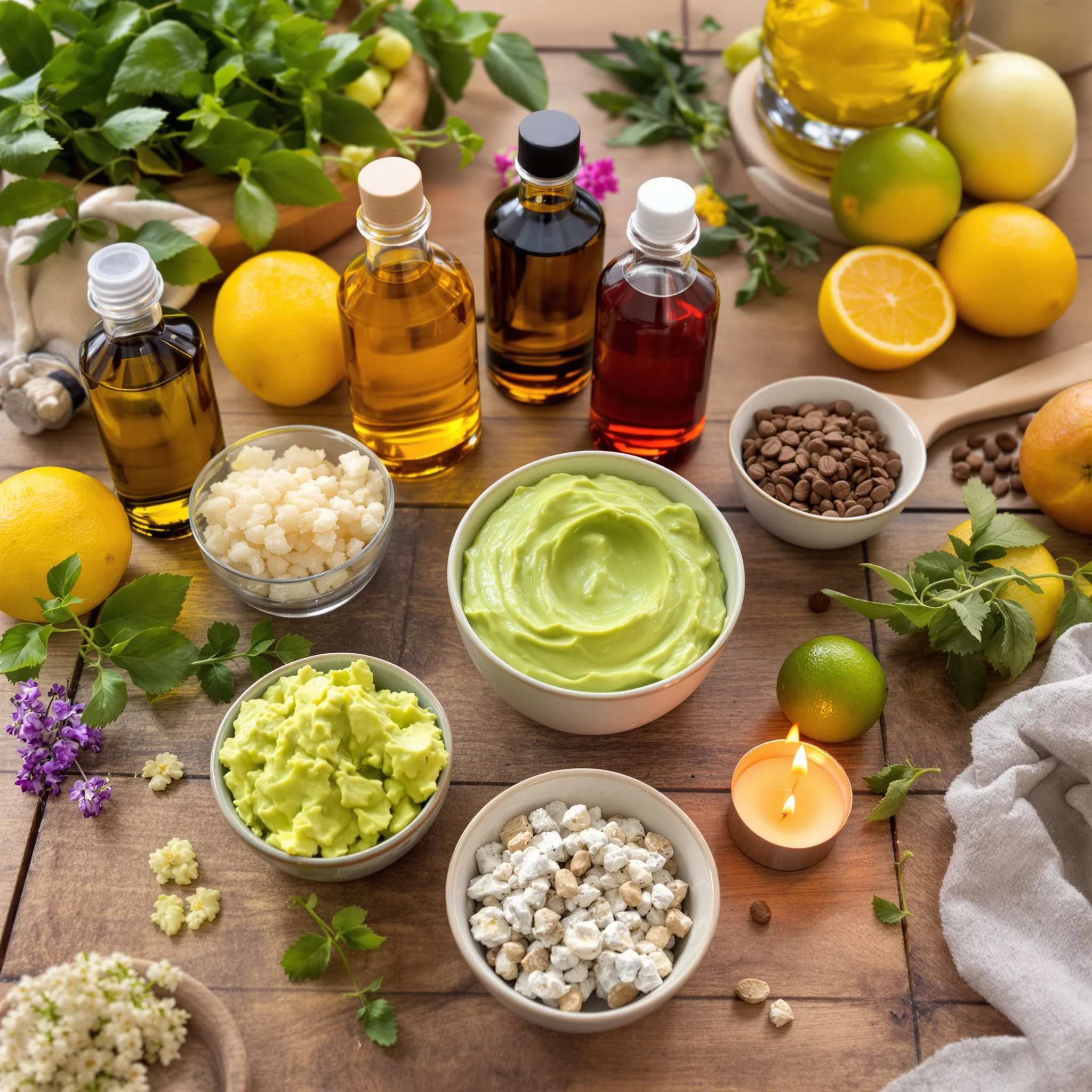 Wellness aus der Küche: DIY-Öle, Peelings & Masken für Zuhause