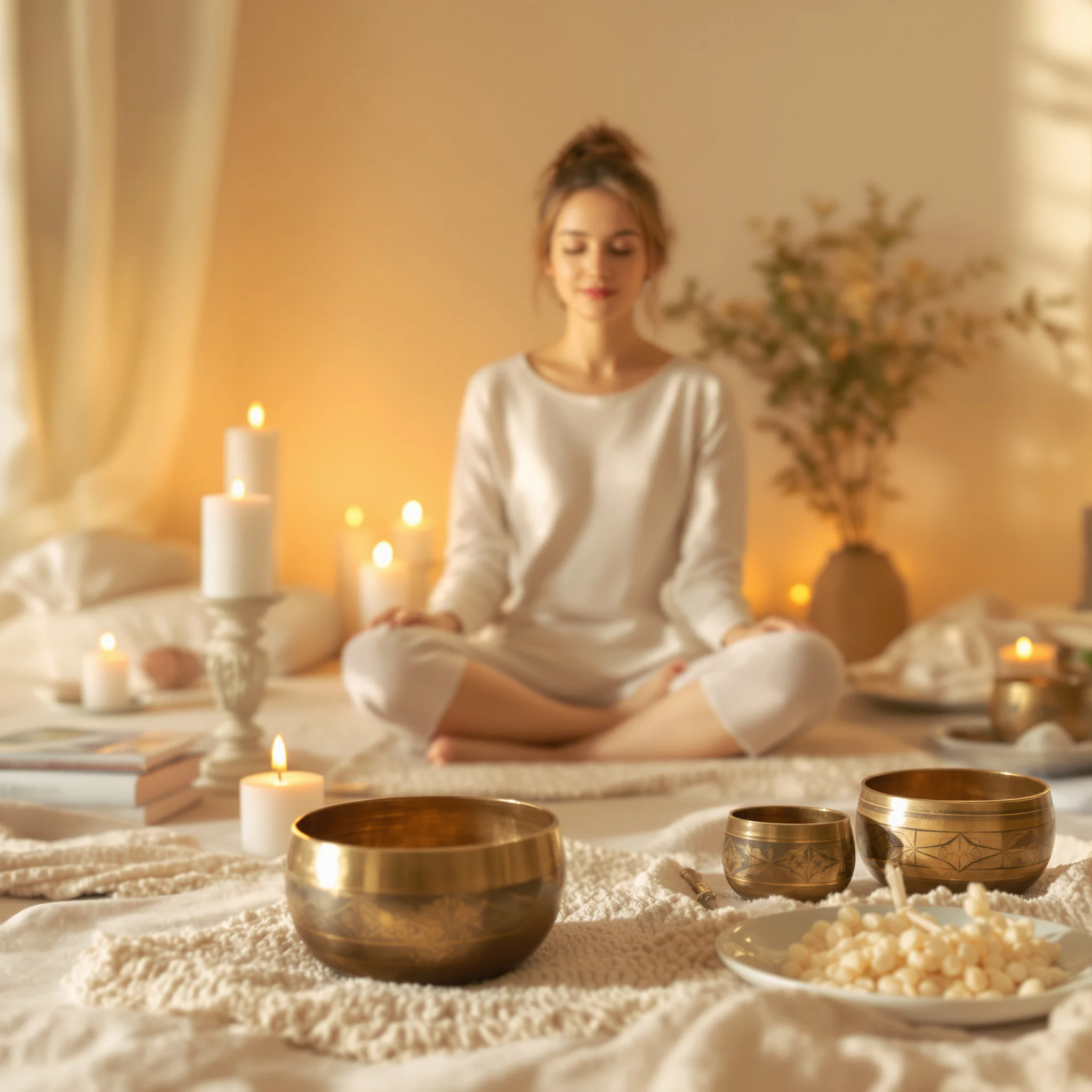 Klangbad-Erlebnis: Selbstfürsorge und Weiblichkeit durch Schwingungen und Stille