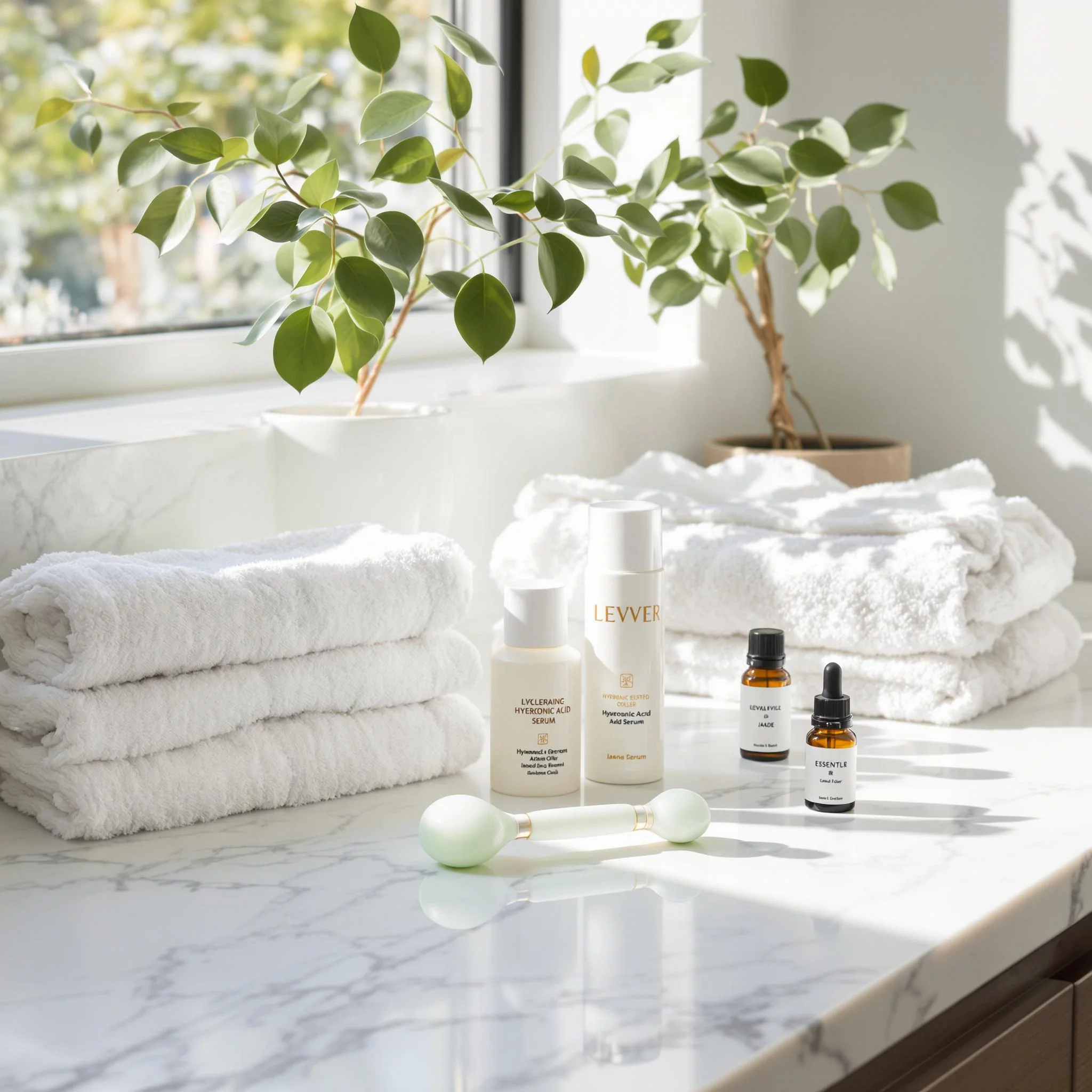 Hyaluronsäure, Jade-Roller & ätherische Öle: Wellness Trend 2025 für deine Selfcare