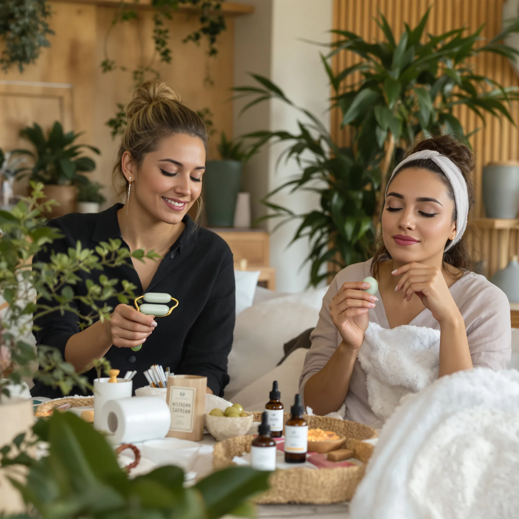 Hyaluronsäure, Jade-Roller, ätherische Öle & Co. – Dein Wellness Trend 2025