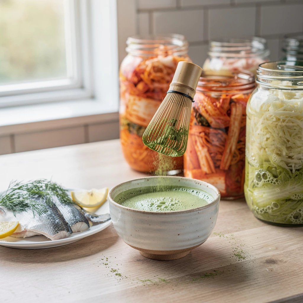 Ernährungslexikon: Matcha, Fermentiertes & Omega-3-Fettsäuren erklärt