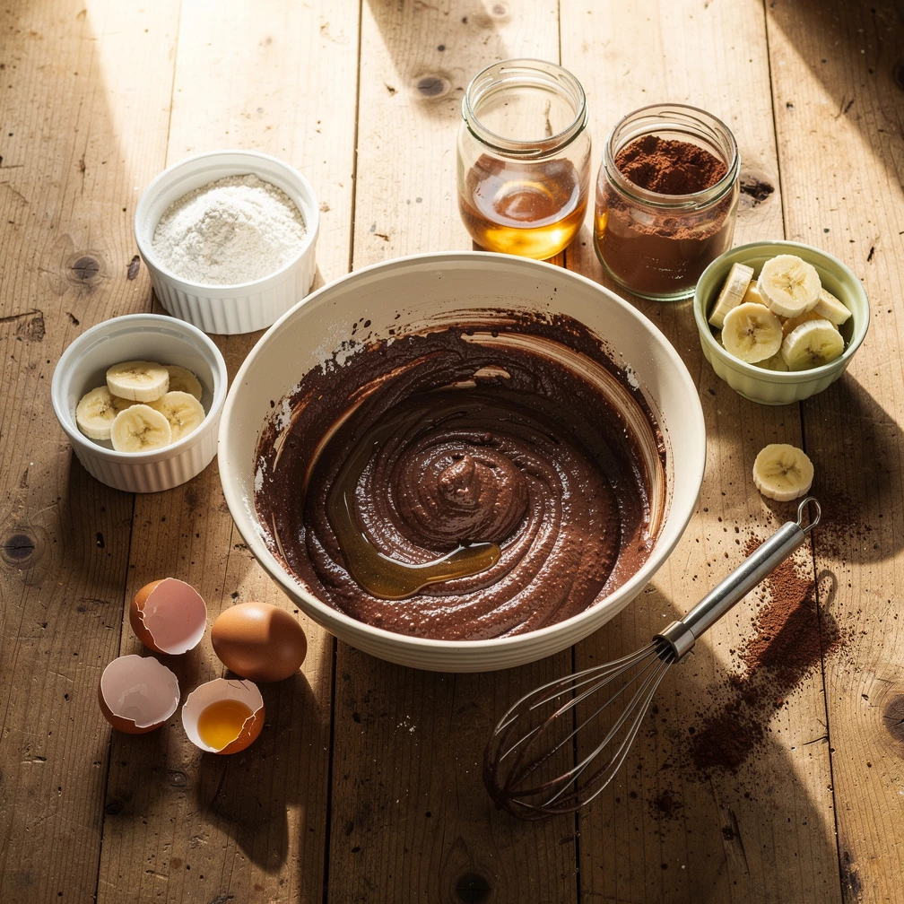 Gesunde Schokomuffins ohne Zucker und Weißmehl