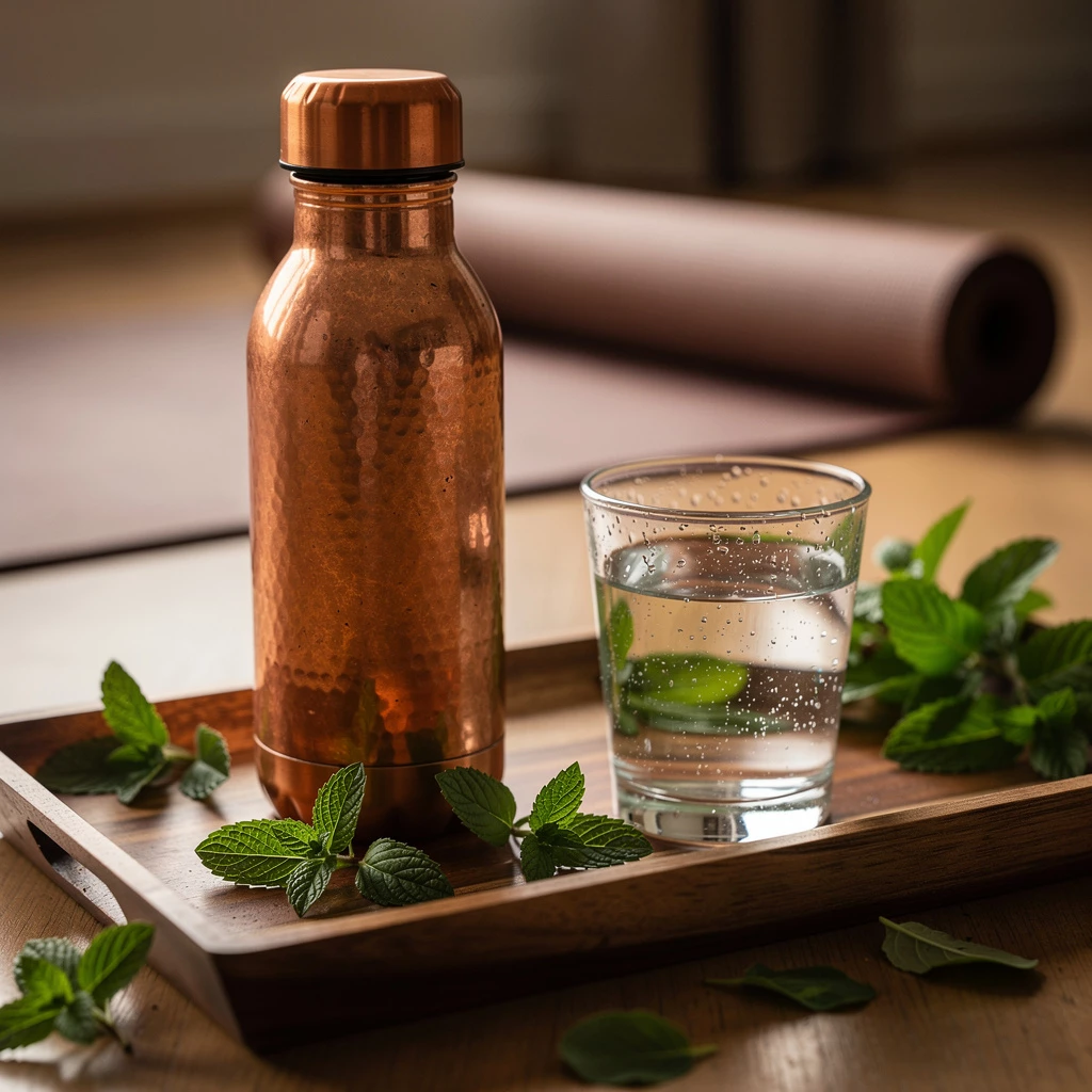 Wellnessprodukte im Detail: Infrarot-Wärmegürtel, Zirbenkissen und Kupferflaschen