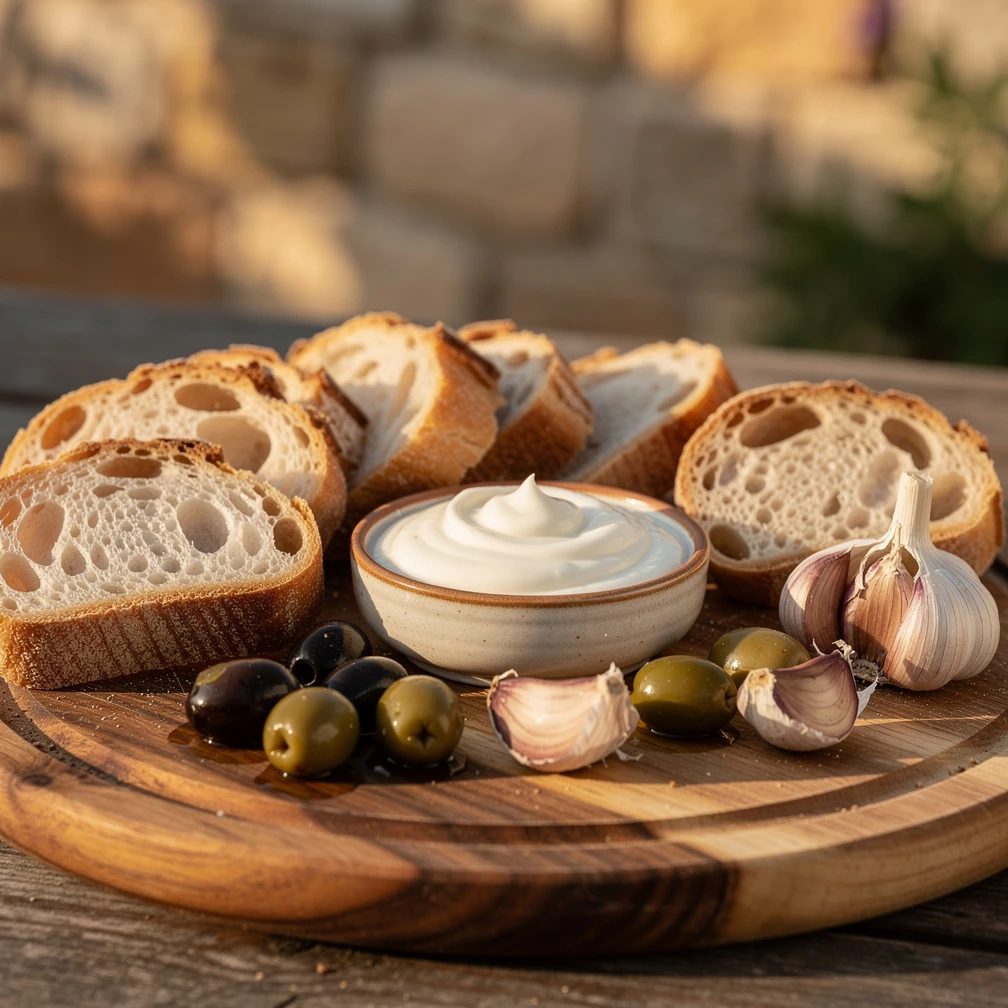 Aioli ohne Ei – Blitzrezept für cremigen Knoblauch-Dip