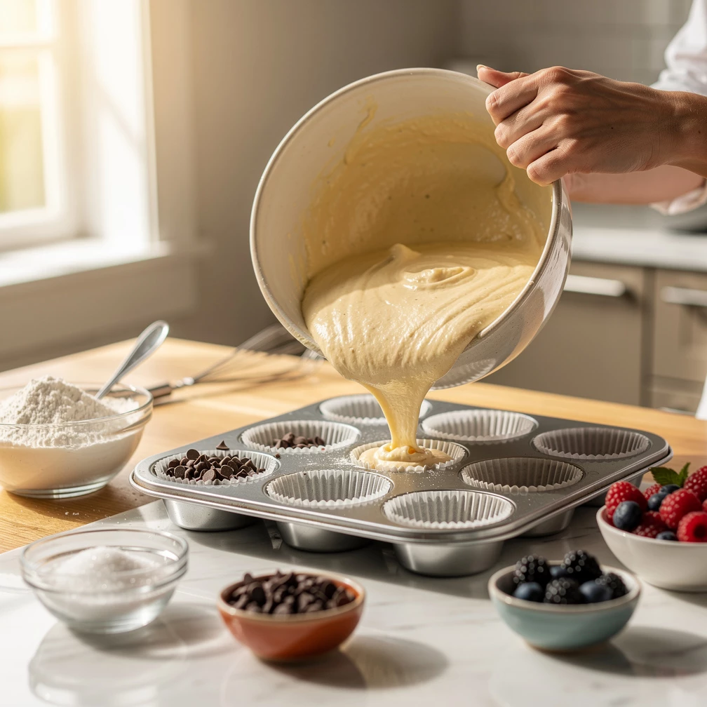 Gesunde Schokomuffins ohne Zucker und Weißmehl