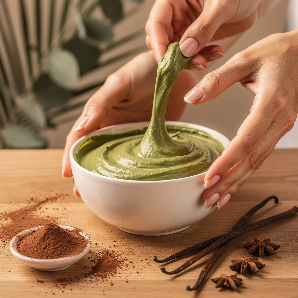 Wohlfühl-Masken mit Kakao & Matcha: Rezepte für entspannte Haut