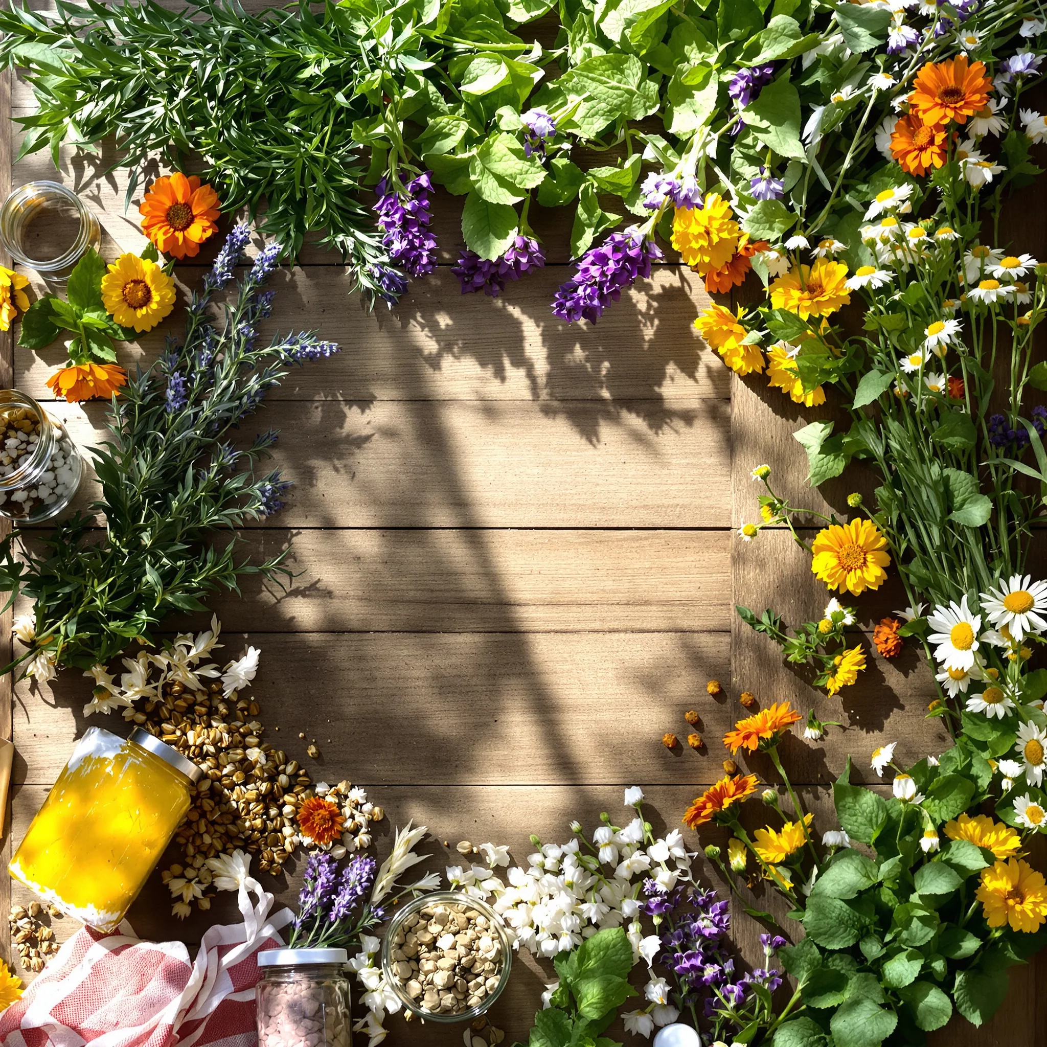 Kräuter & Blüten: Wie du deine eigene Wellnesslinie kreierst