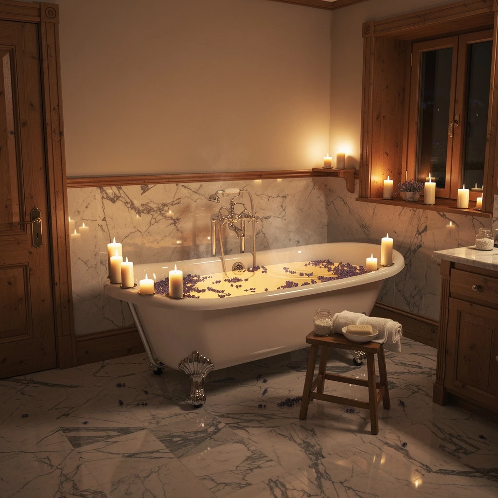 Wellnessprodukte im Fokus: Magnesiumöl, Faszienrolle & Lavendel-Badezusatz