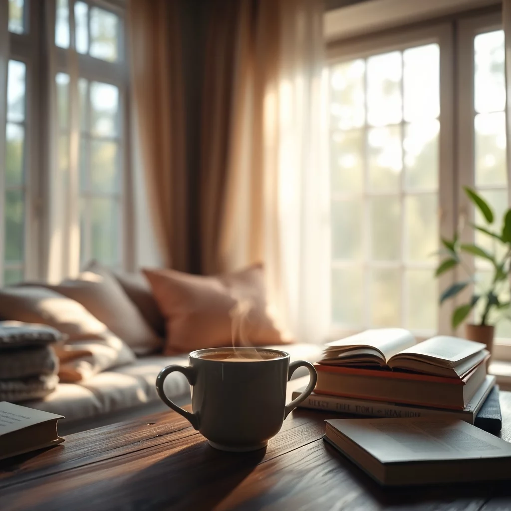 Ruhige Minuten in der Lichtdurchfluteten Oase