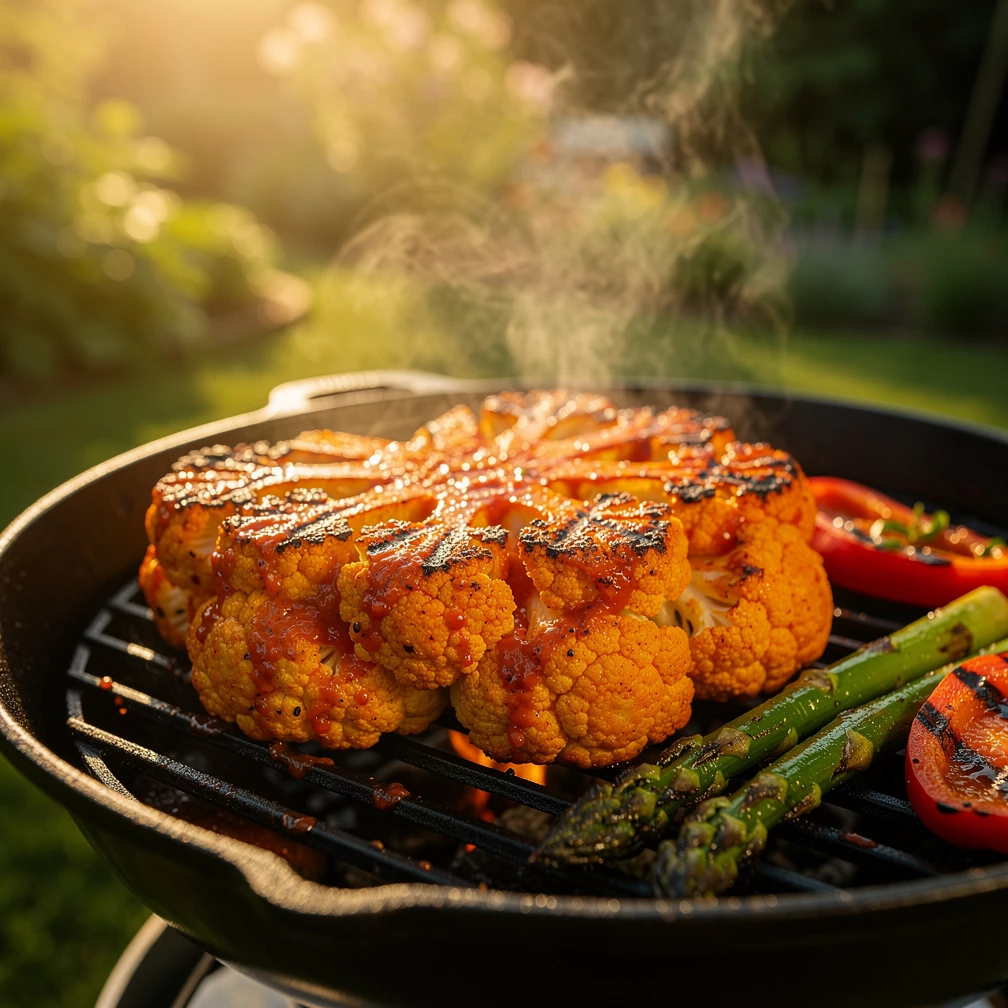 Blumenkohl-Steaks Asia-Style: Das beste Rezept & feurige Marinade