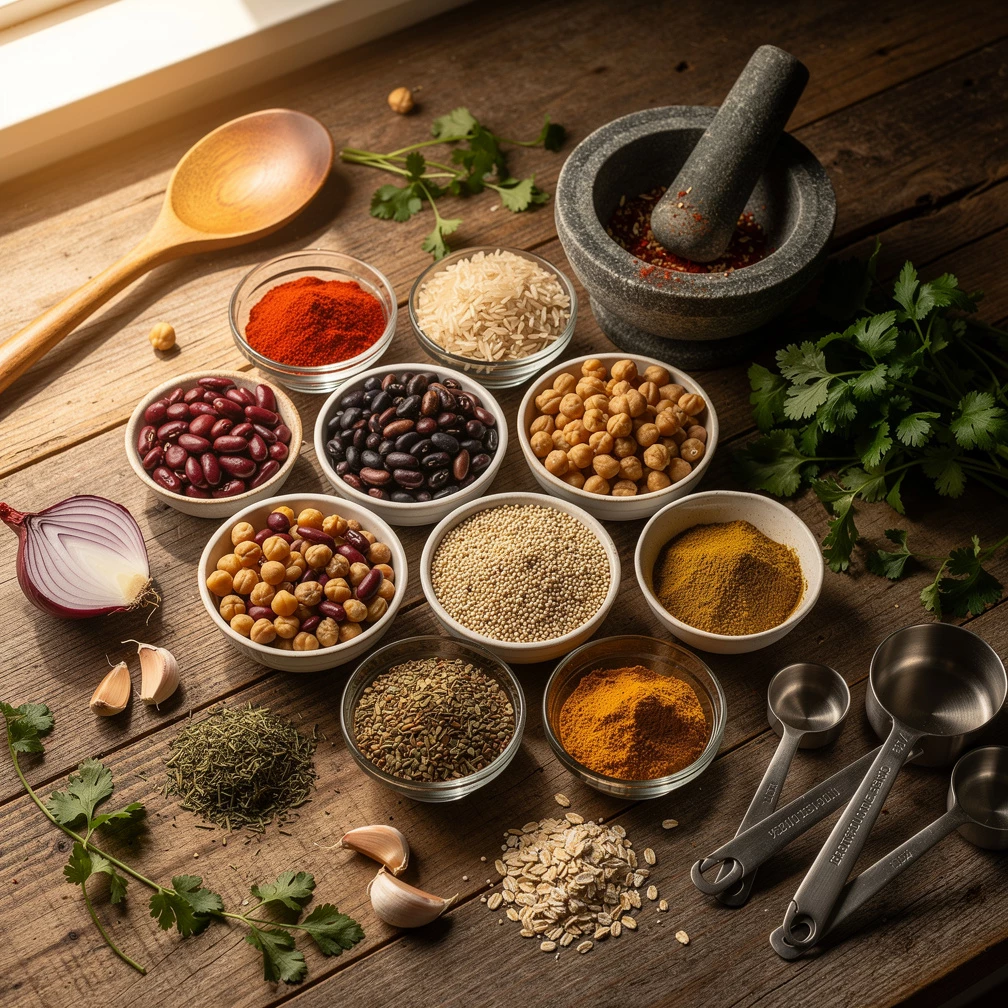 Vegane Burger-Patties aus Bohnen – Saftig, einfach, lecker