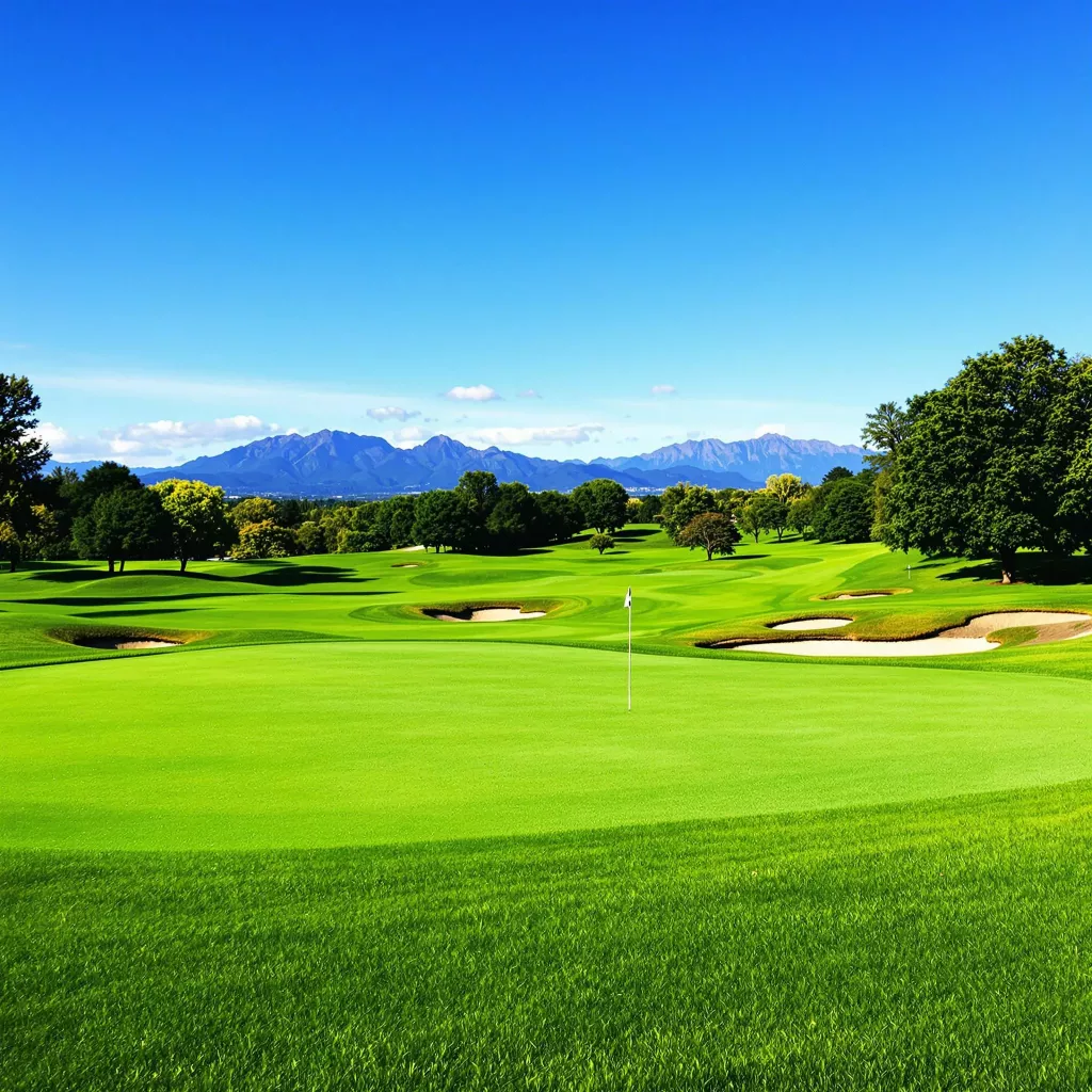 Abschlag mit Aussicht: Golfen direkt am Hotel Stockhausen
