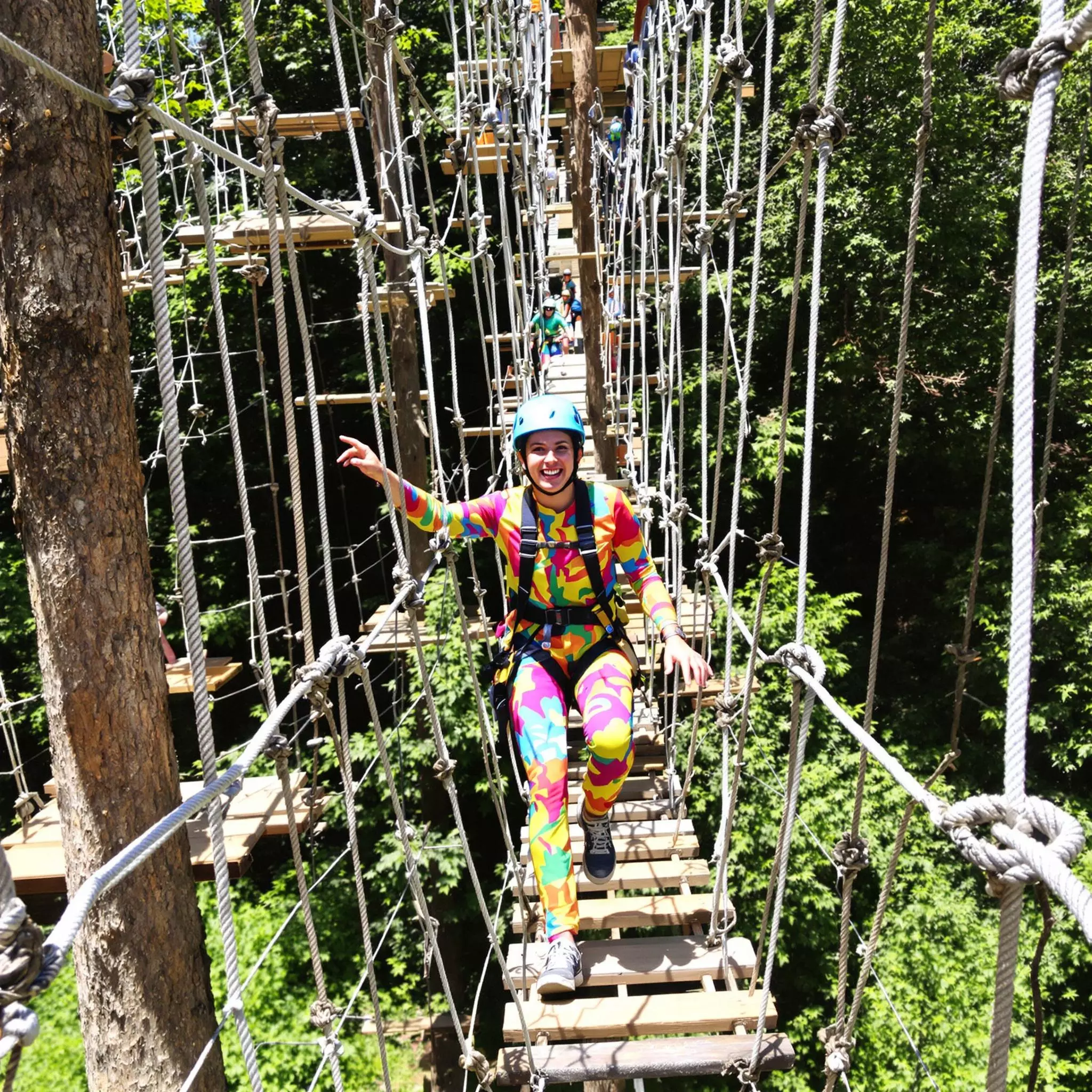Kletterspaß im Hochseilgarten Schmallenberg