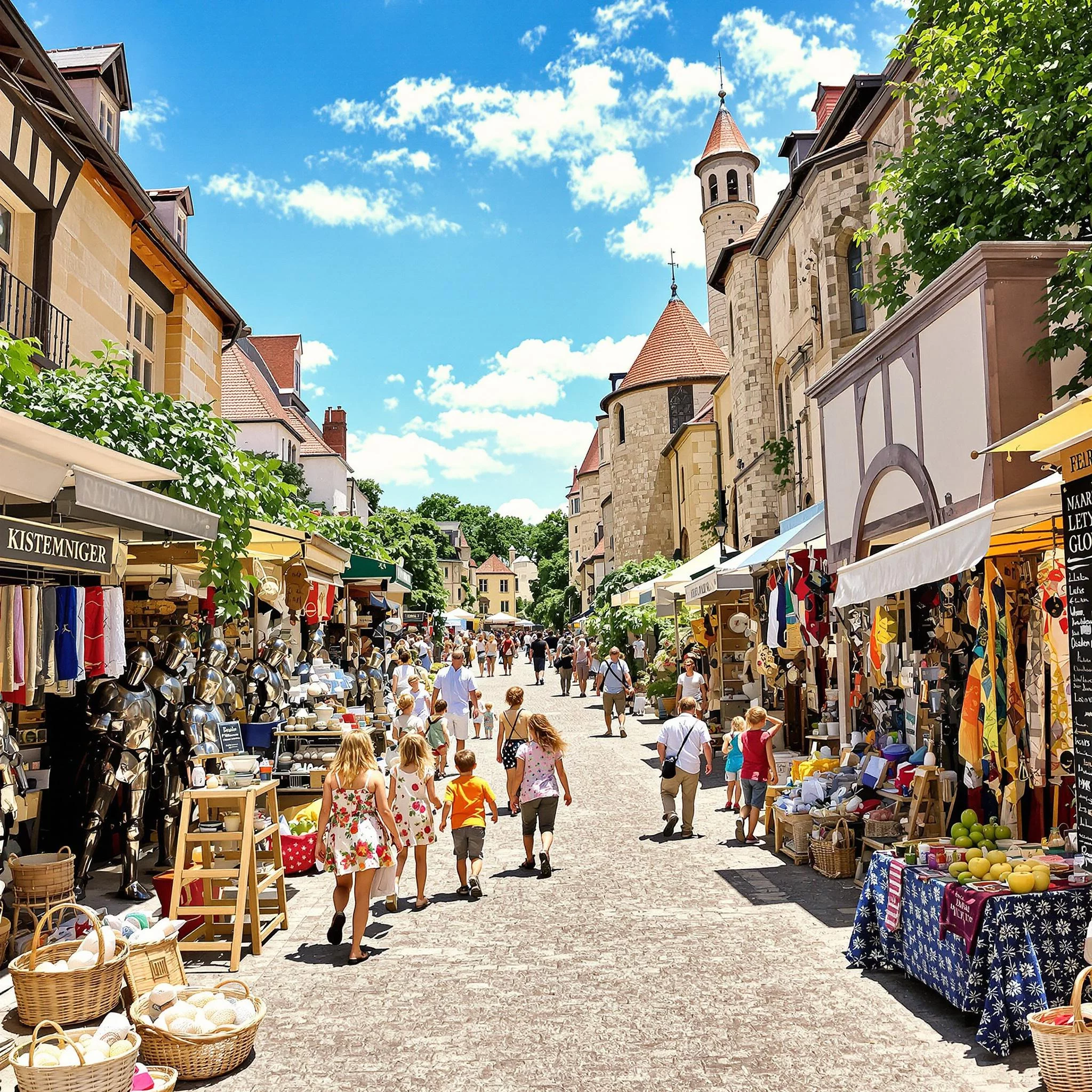 Mittelaltermarkt in der Altstadt von Schmallenberg
