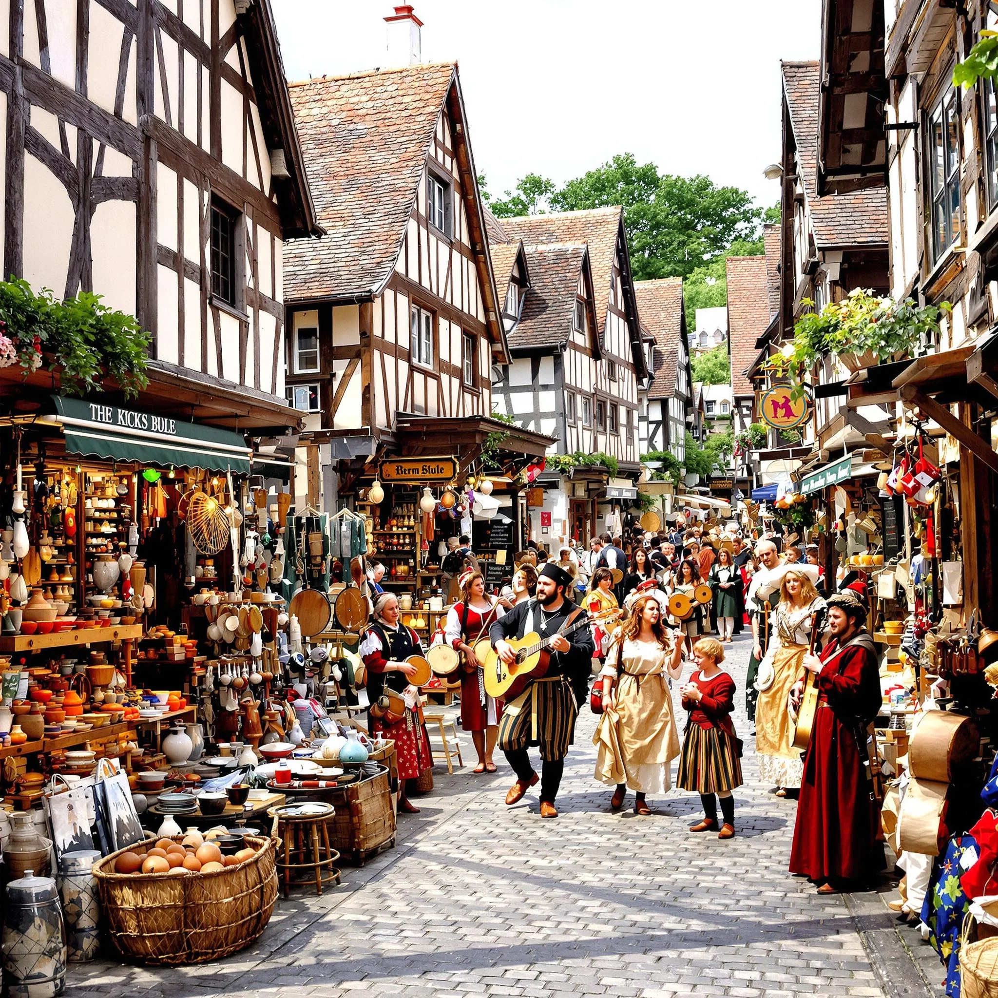 Mittelaltermarkt in der Altstadt von Schmallenberg