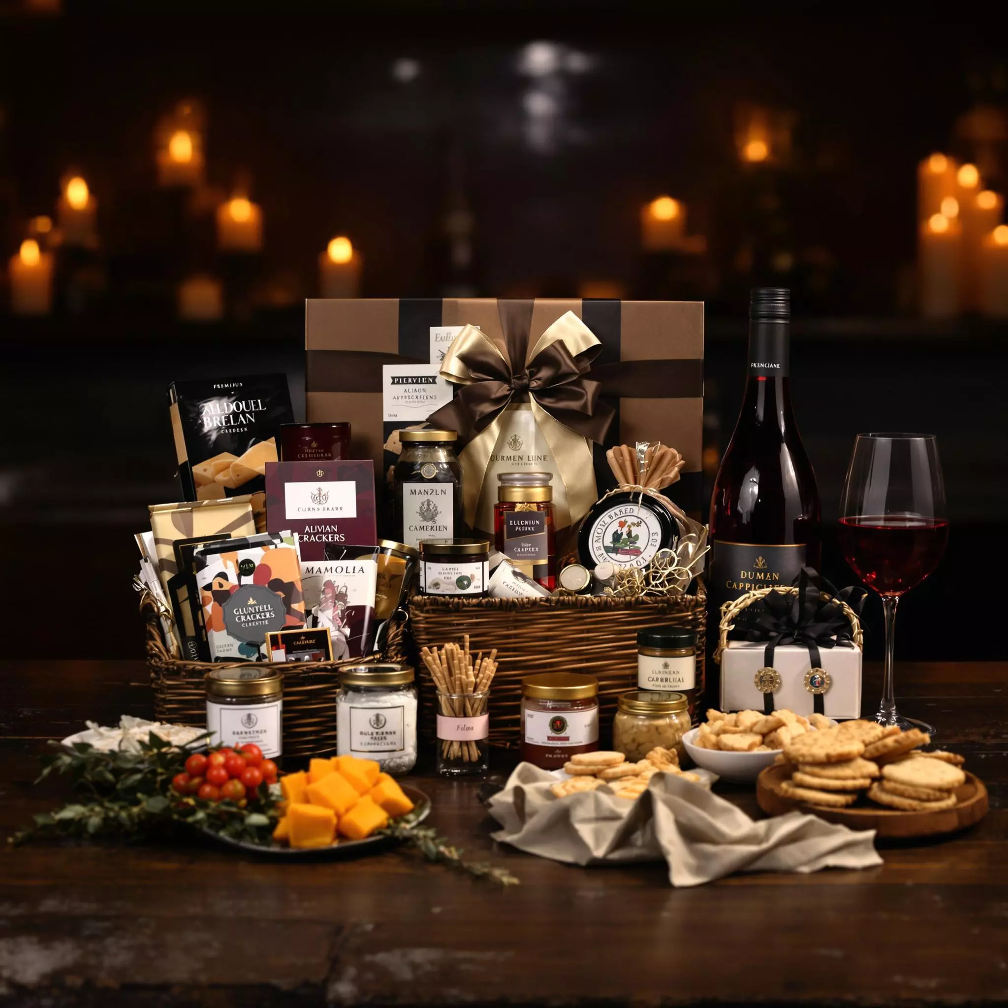 Luxus Aperitif-Geschenkboxen mit erlesenen Delikatessen