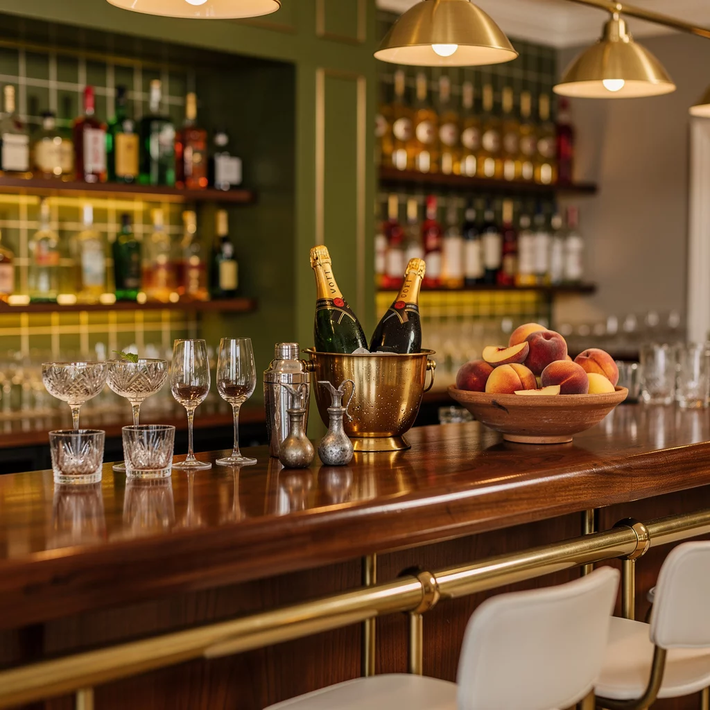 Kreation mit Pfirsich und Prosecco – Aperitif Magazin