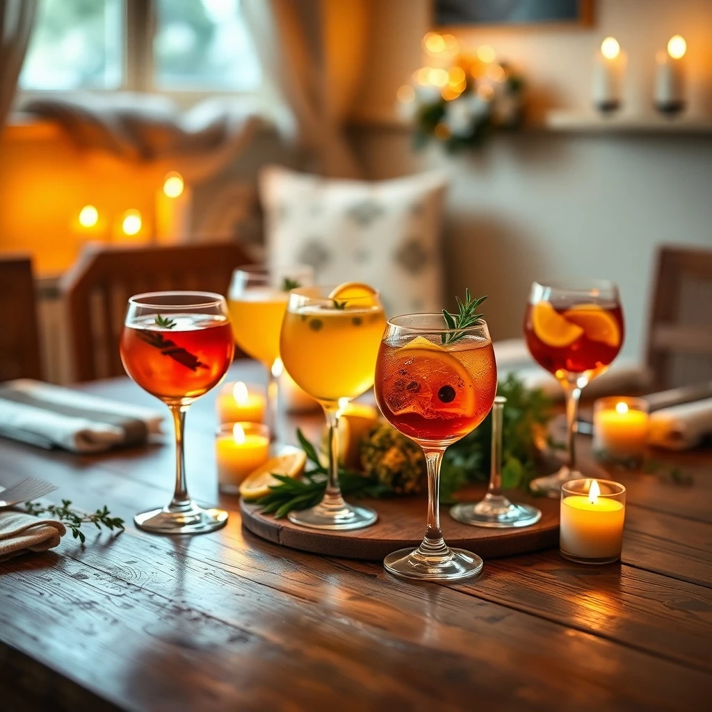 aromatisch: Aperitif-Rezepte für den Jahresanfang